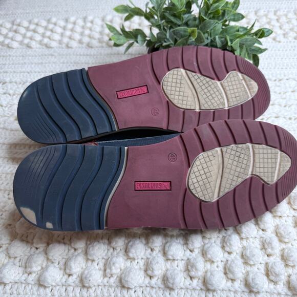 PIKOLINOS Men's 45 US 11, 11.5 Olvera Lace Up Oxford Leather Shoes Blue Brown - Picture 7 of 12